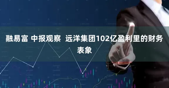 融易富 中报观察  远洋集团102亿盈利里的财务表象